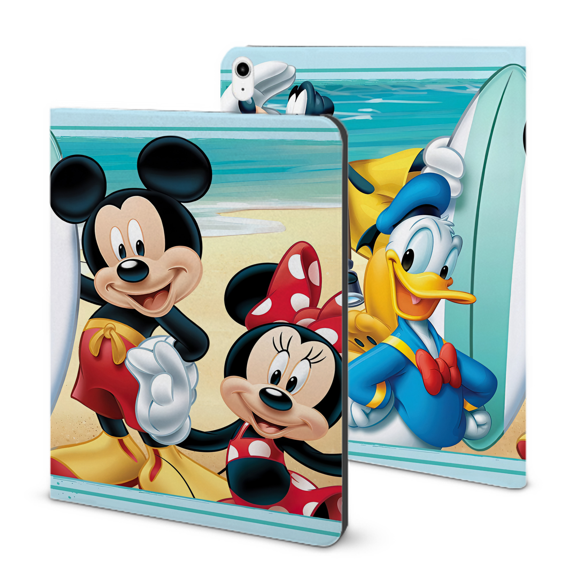 （画像用） ミッキーマウス Mickey Mouse IPadケース ペンホルダー付き ブックスタイルデザイン